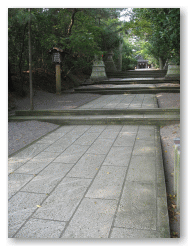 石畳と階段