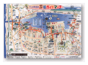片山津温泉の観光マップ