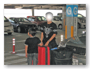 セントレアの駐車場