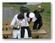 丘の上の恐竜博士