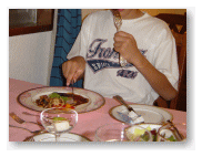 夕食は、フランス料理